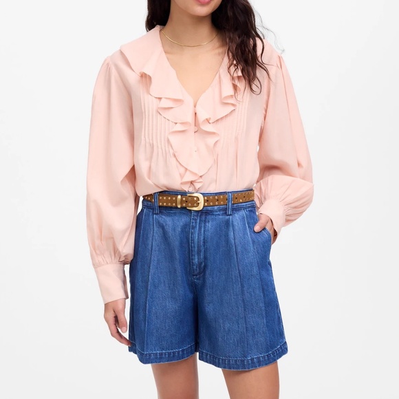 The Harlow Superwide Jean Short: Airy Denim Edition - Picture 1 of 2